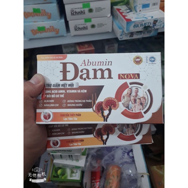 Abumin ĐẠM, giúp nâng cao sức đề kháng, giúp bồi bổ cơ thể, hỗ trợ giảm mệt mỏi, giúp ăn ngon, ngủ ngon