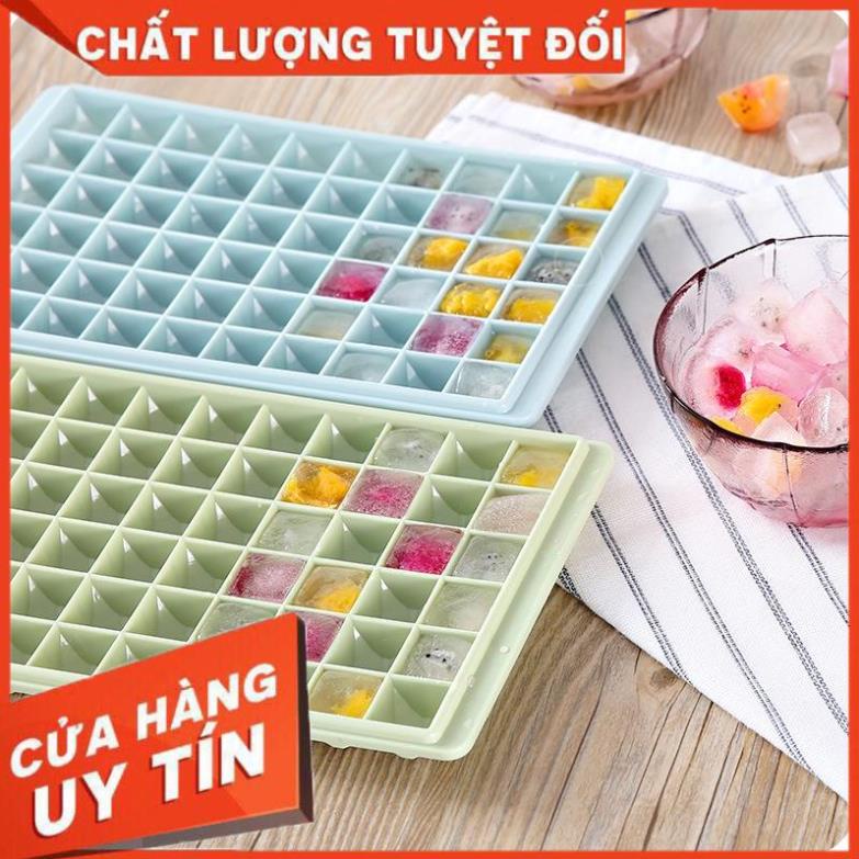 (Video Clip) Khay Làm Đá, Thạch Rau Câu 60/96 Viên Hình Kim Cương Nhỏ Từ Nhựa Pvc Cao Cấp Bền Đẹp