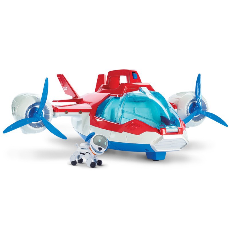 Mô hình máy bay trực thăng cỡ to đội chó cứu hộ cho các bé mới