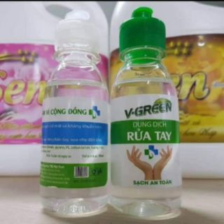 Dung dịch rửa tay khô vgreen 200ml,diệt khuẩn 99,9%