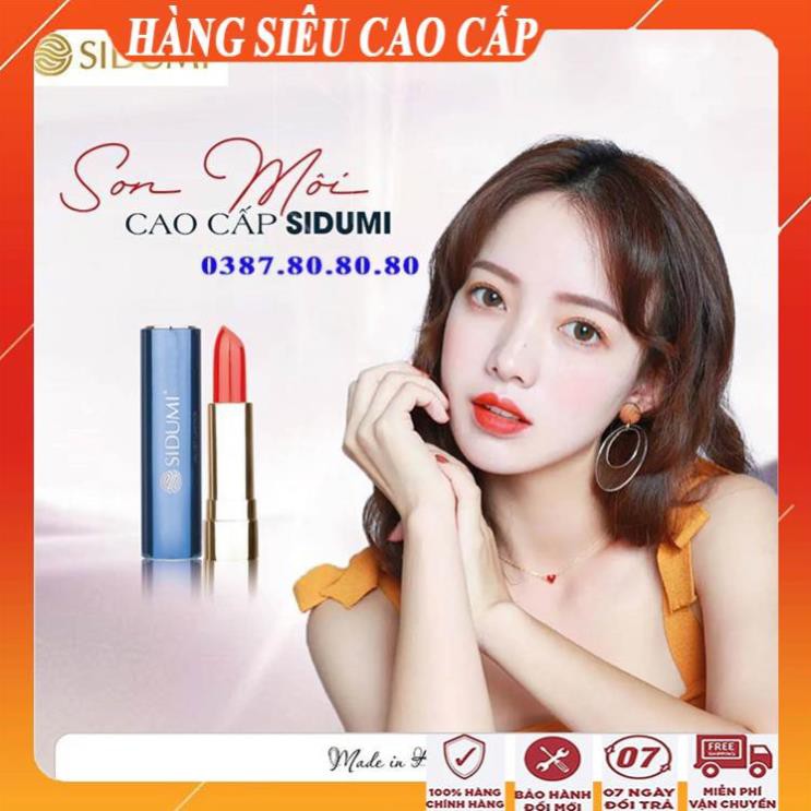 [ Freeship - SALE KHÔ MÁU ] Son môi cao cấp 3 cấp độ - Son lì - Son dưỡng có màu/ Son môi hàn quốc chính hãng sidumi