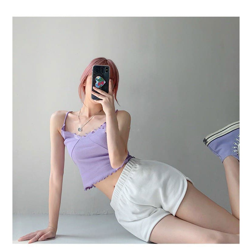 Quần short nữ mặc nhà Heart quần đùi ngắn cạp chun chất Umi Ulzzang - VIETCEN | BigBuy360 - bigbuy360.vn