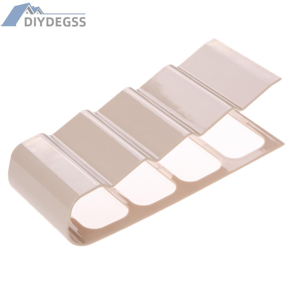 Diydegss2 Practical Wrinkled 4 Section Home Appliance Remote Control Stand Holder