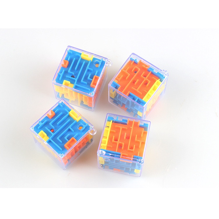Đồ chơi Giải Mã Mê Cung độc đáo hình hộp 3D 6 mặt phát triển trí tuệ dành cho trẻ em, đồ chơi trẻ em.