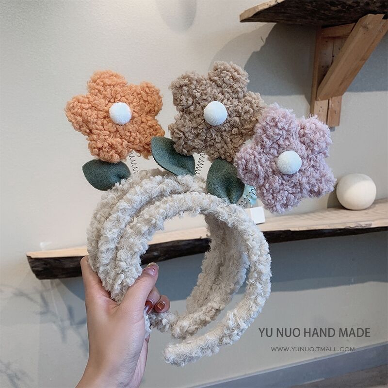 Băng đô rửa mặt hình hoa nhỏ dễ thương cho nữ