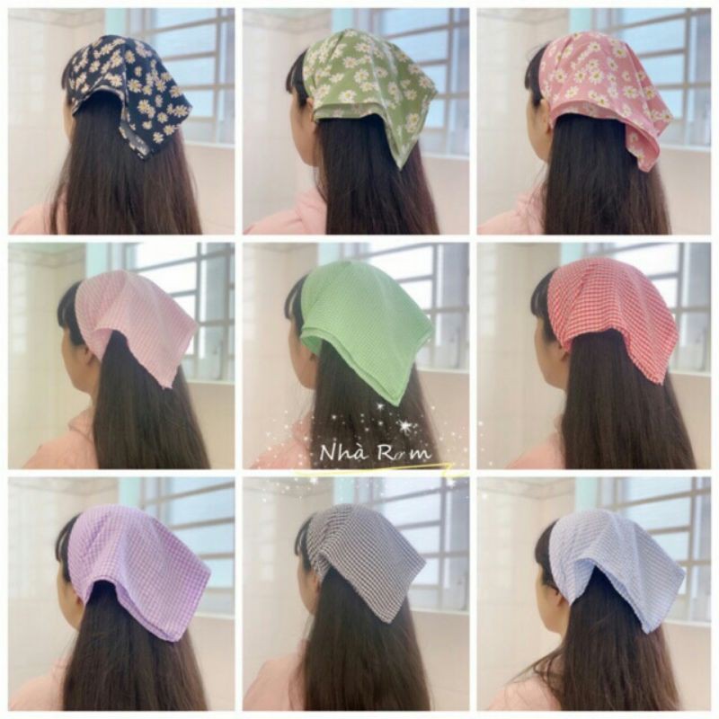 KHĂN BANDANA KẺ CARO