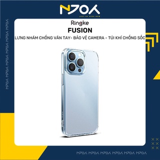 Ốp Lưng Nhám Chống Vân Tay Ringke Fusion Matte Túi Khí Chống Sốc Viền Bảo Vệ Camera Cho Ip 13 Pro Max Njoyshop