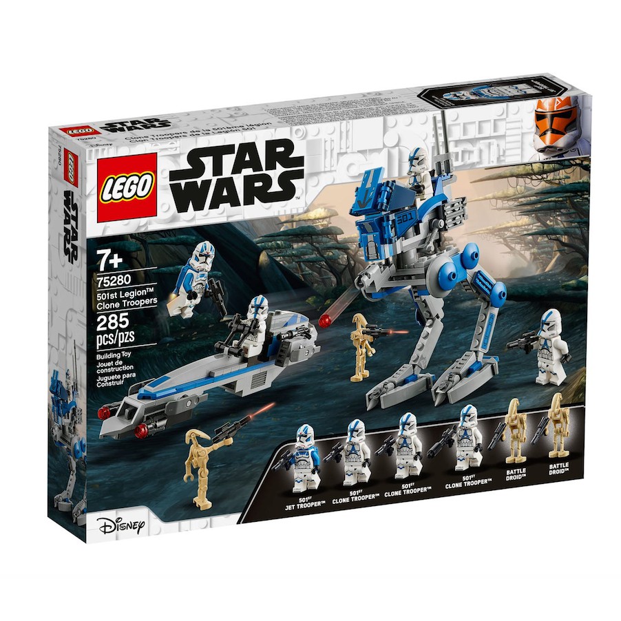 Lego HaHa - Lego Star Wars - Binh Đoàn 501 Clone Troopers - 75280