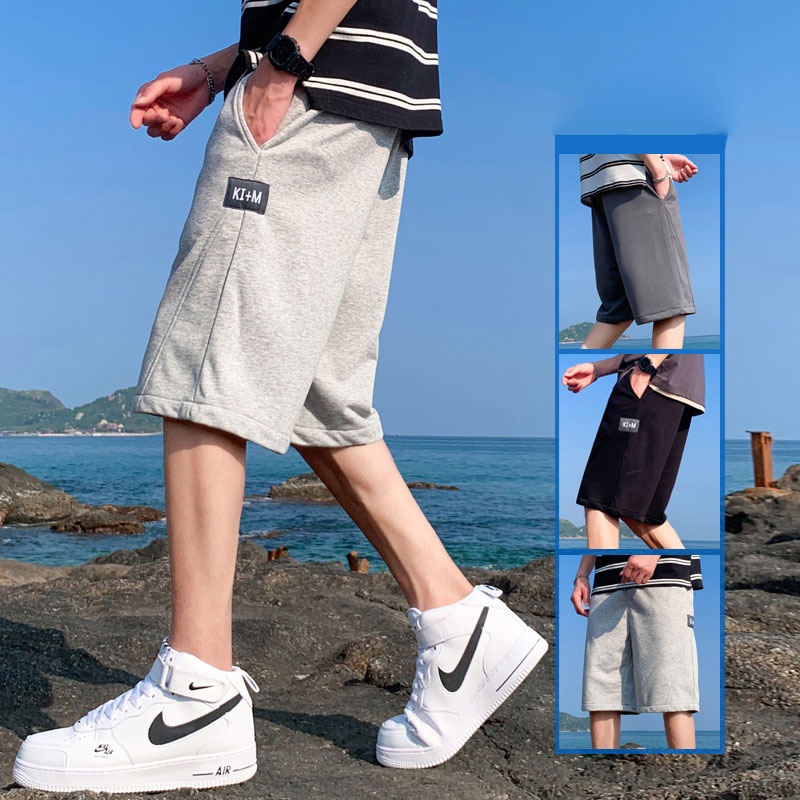 Quần Short Dây Rút Ống Rộng Thời Trang Mùa Hè Mới Dành Cho Nam