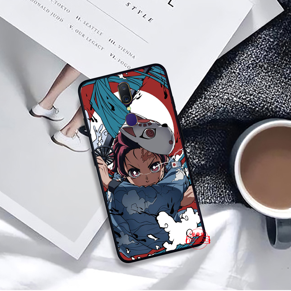 Ốp Điện Thoại Mềm Hình Demon Slayer Tanjiro 16gb Cho Oppo A3s A5 2018 A37 Neo 9 A39 A57 A5s A7 A59 F1s A77 F3 A83 A1 F5 A73 F F9 Pro