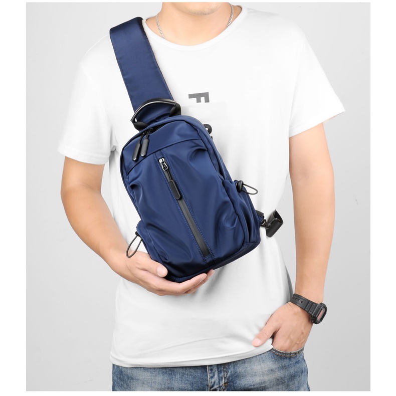 Túi Đeo Chéo Nam Chất Liệu Dù Chống Thấm Nước