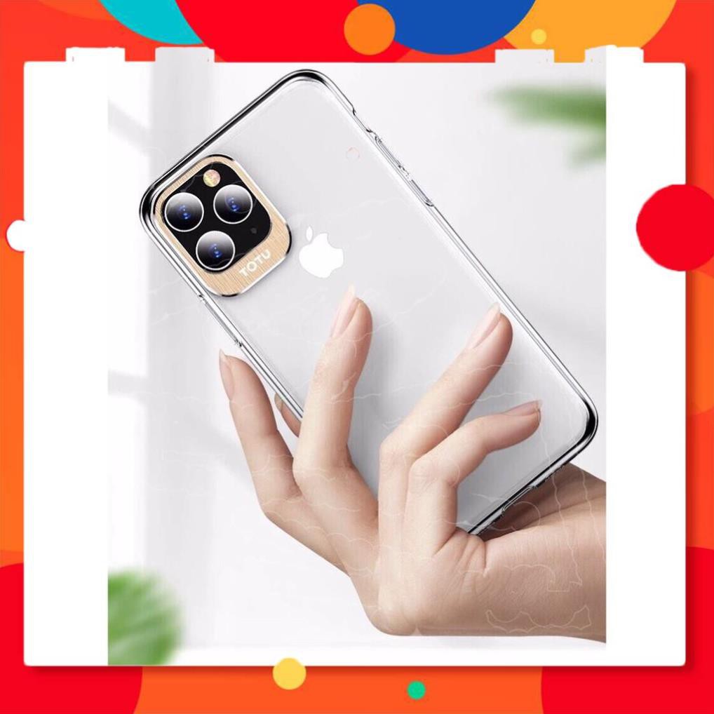 [C]  IPHONE 11PRO/ 11 PRO MAX ỐP LƯNG TRONG SUỐT BẢO VỆ CAMERA CHÍNH HÃNG TOTU DESIGN -rẻ