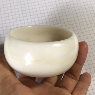 Vòng tay ngọc tự nhiên màu vàng chanh cho người mệnh Thủy và Kim cao 3.0cm (đường kính 5.0m đến 6.0cm)