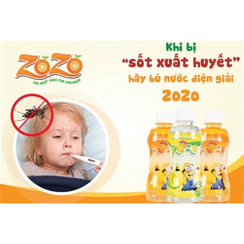 Nước bù điện giải Oresol Zozo bù nước, tăng sức đề kháng