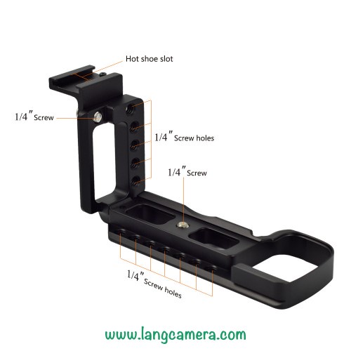 Đế Máy Ảnh (L-Plate) Sony A6400 - Đế Kim Loại Hiệu Mengs Cực Chuẩn