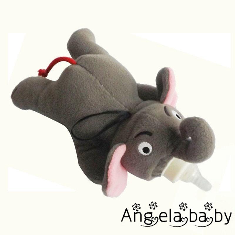 Cute Baby Feeding Bottle Plush Pouch Covers Nursing Keep Warm Stuffed Toys