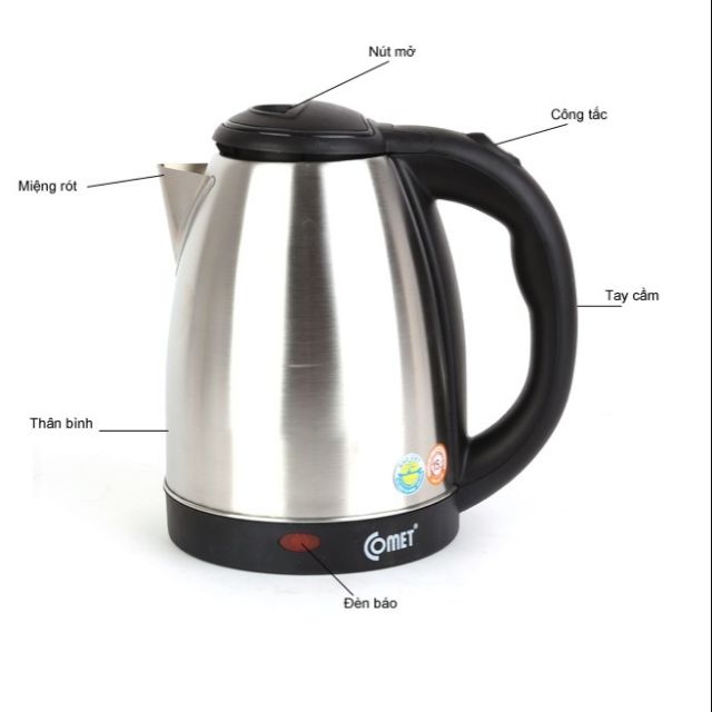 BÌNH ĐUN NƯỚC NÓNG COMET CM8215