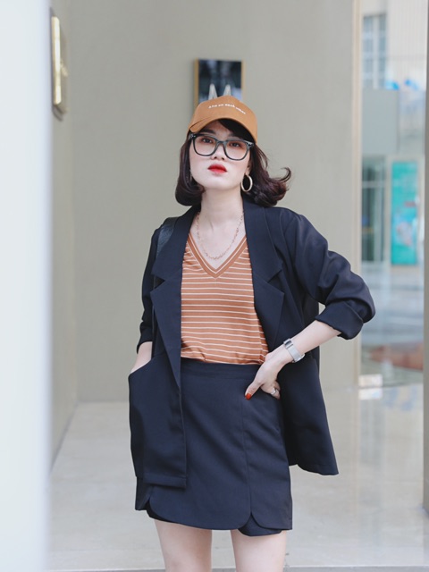 Áo blazer dài tay kiểu dáng basic dễ mặc | BigBuy360 - bigbuy360.vn