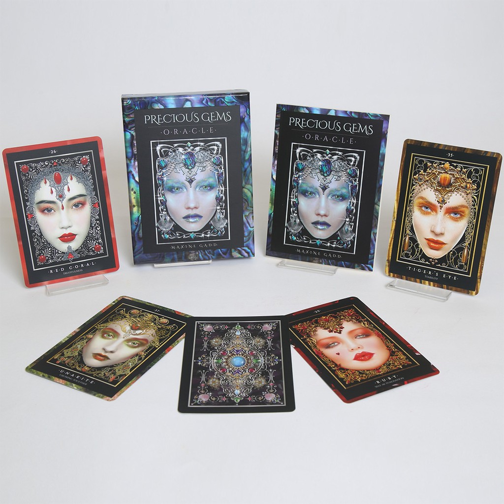 Bộ Bài Precious Gems Oracle (Mystic House Tarot Shop) - Bài Gốc Authentic Chính Hãng 100%