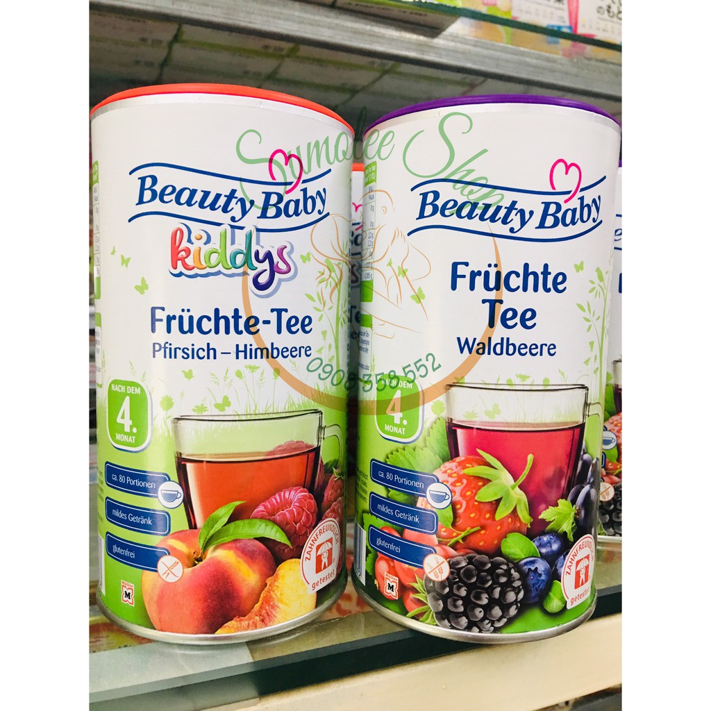 TRÀ CHO BÉ BEAUTY BABY 4M VỊ TRÁI CÂY - DATE 2025