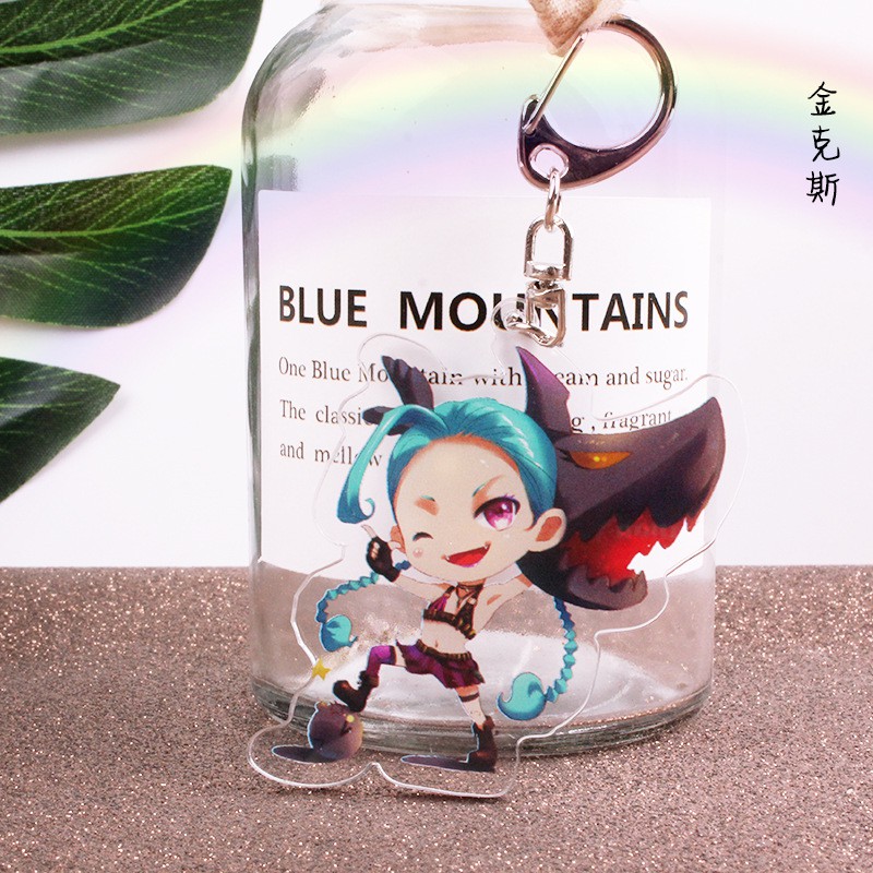 Móc khóa in hình Tướng LOL Liên Minh Huyền Thoại tốc chiến Chibi dễ thương