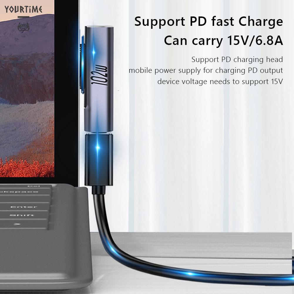 Đầu sạc nhanh Microsoft Surface sang Type C PD