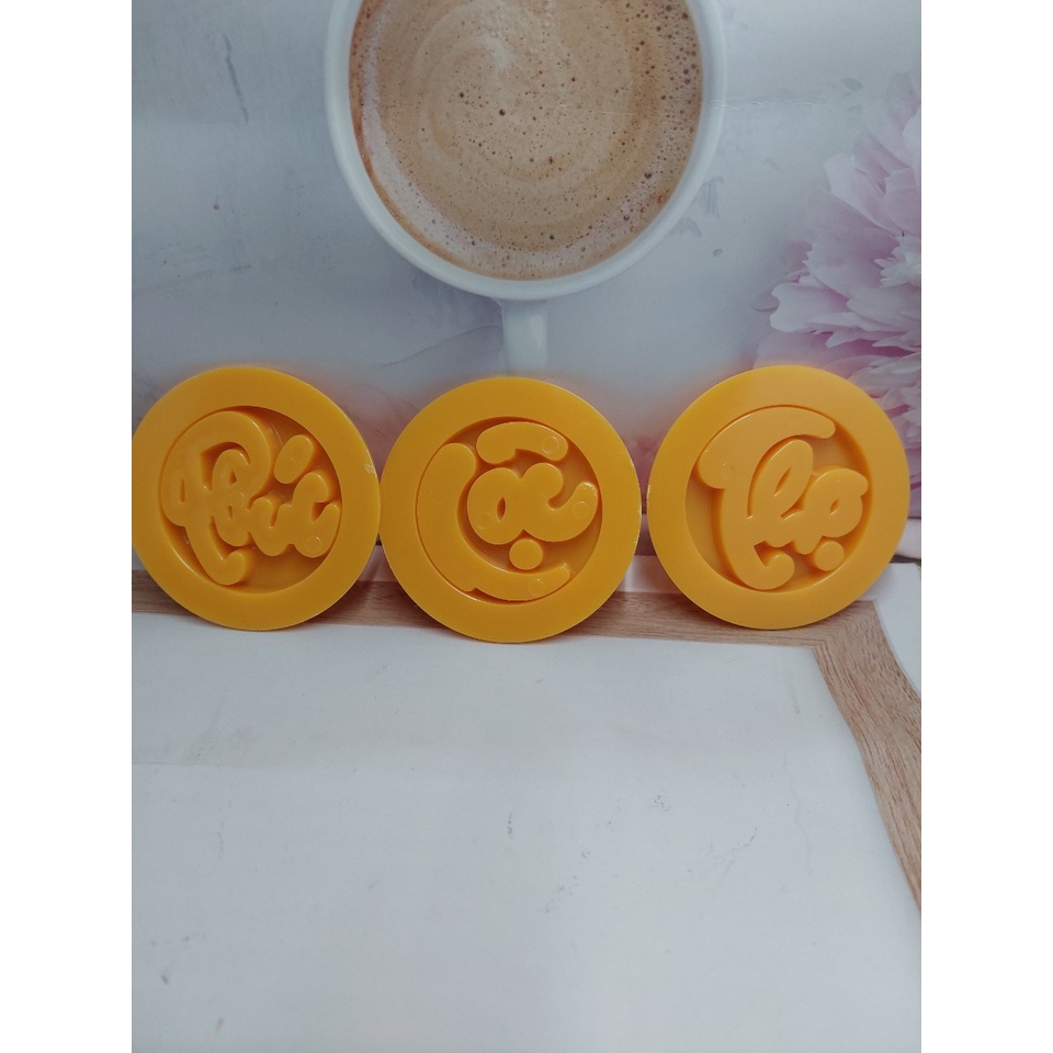 Bộ Khuôn Xôi - Vuông 8cm - Tròn 8- 10  - 12  cm - T V - Phúc - Lộc - Thọ