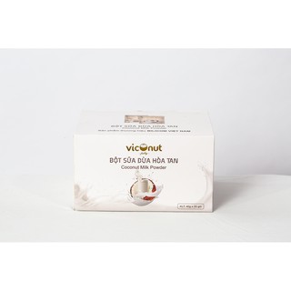 Bột sữa dừa hòa tan VICONUT 40gr * 20 Gói