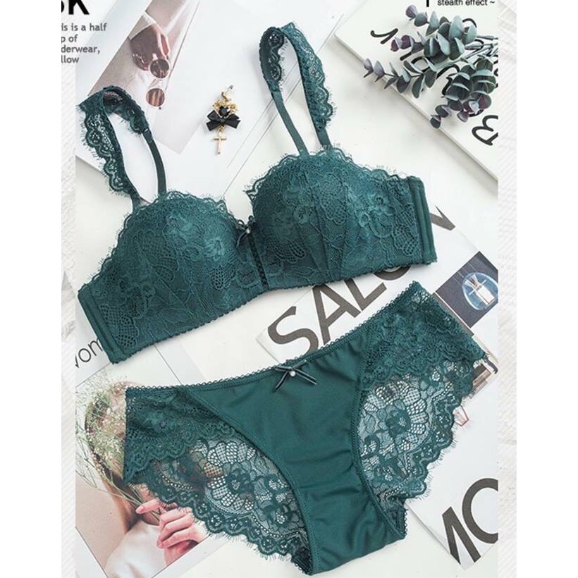 [ẢNH THẬT] BỘ ĐỒ LÓT CÚP NGANG CÓ GỌNG ĐỆM VỪA MÃ: 21745 | BigBuy360 - bigbuy360.vn