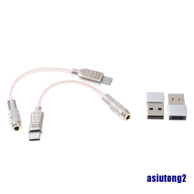 Đầu Chuyển Đổi Cổng Type-c Sang 3.5mm 32 Bit / 384khz Dsd64 / 128 DAC Chuyên Dụng