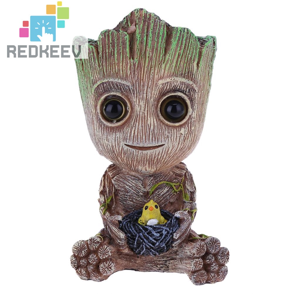 Thiết bị sục khí oxy cho bể cá mini hình người cây dễ thương