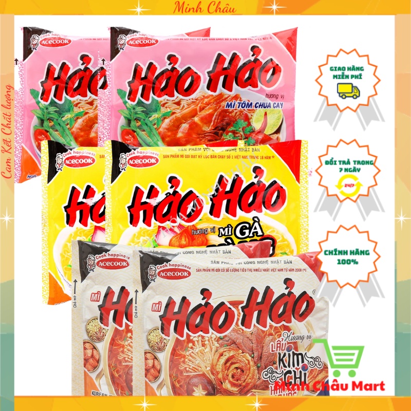 Mì Hảo Hảo Tôm Chua Cay 75g Hương Vị Khó Quên