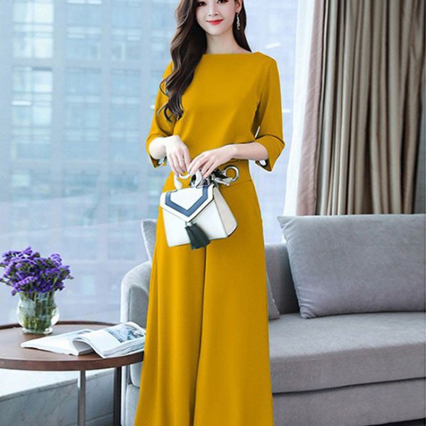 jumsuit/váy thời trang chất liệu voan, chiffon | BigBuy360 - bigbuy360.vn