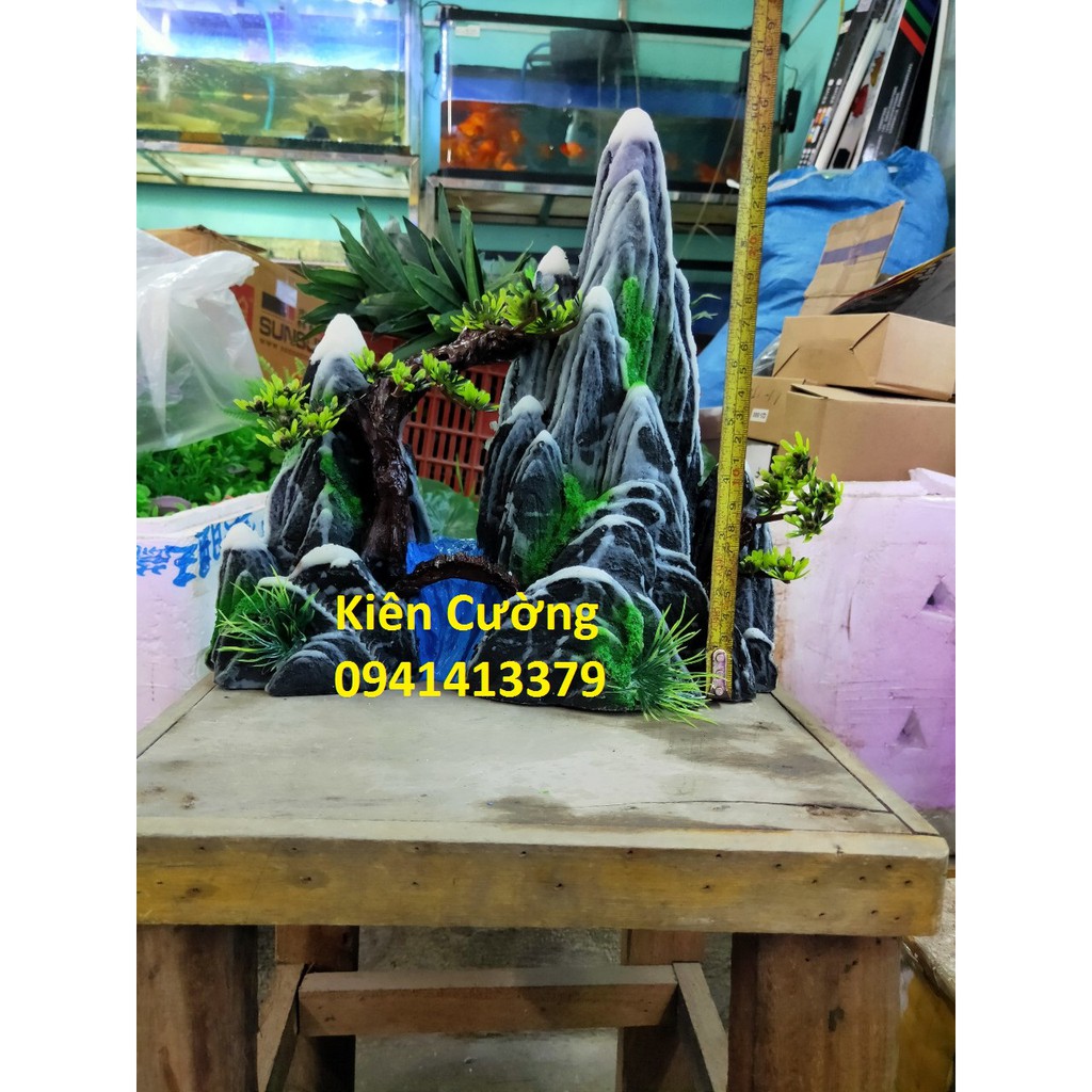 Mô Hình Núi - Hòn non Bộ - Trang Trí Bể cá ,
