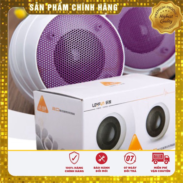 Loa vi tính mini 2.0 Loyfun LF-806 (Xả Kho) Loa máy tính giá rẻ  Hàng Chính Hãng.LL4