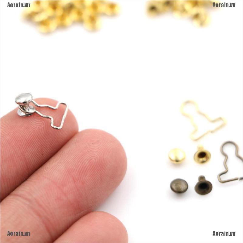 Set 20 Khóa Kim Loại Mini 9mm Cho Búp Bê BJD 1 / 6