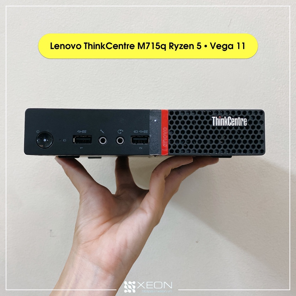 Máy tính mini để bàn Lenovo M715q tiny Ryzen 5 2400GE