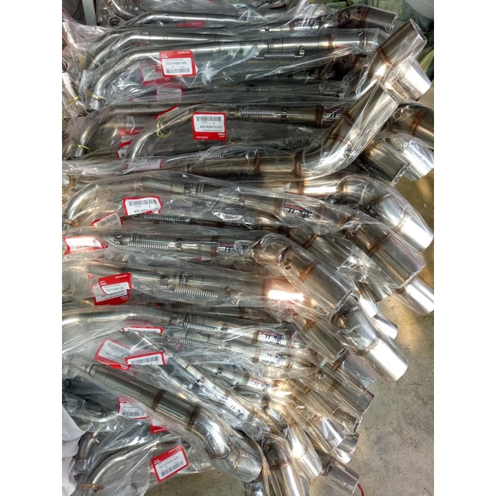 Cổ pô 2 khúc cao gắn xe sirius,wave driem
