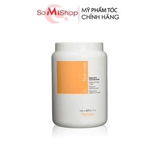 Dầu Hấp Tóc Fanola Nutricare Restructuring Mask Mùi Kẹo Sữa Siêu Mềm Mượt, phục hồi tóc khô hư tổn 1500ml