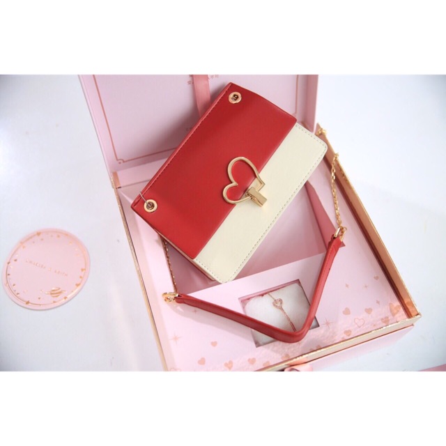 ☘️ Túi CNK Tim tặng kèm vòng tay siêu xinh ☘️