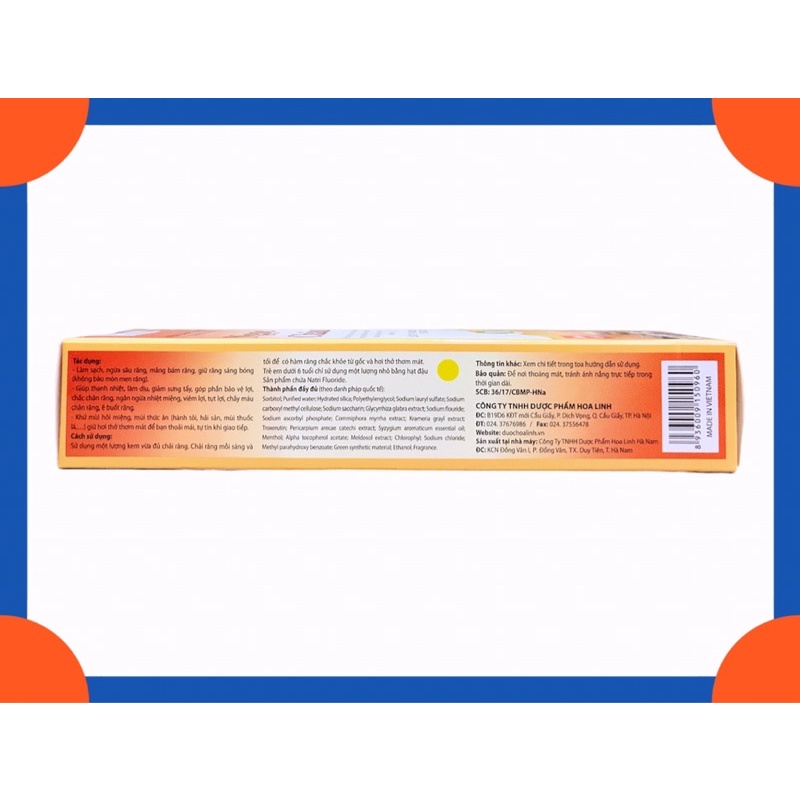 KEM ĐÁNH RĂNG NGỌC CHÂU DƯỢC LIỆU 100g