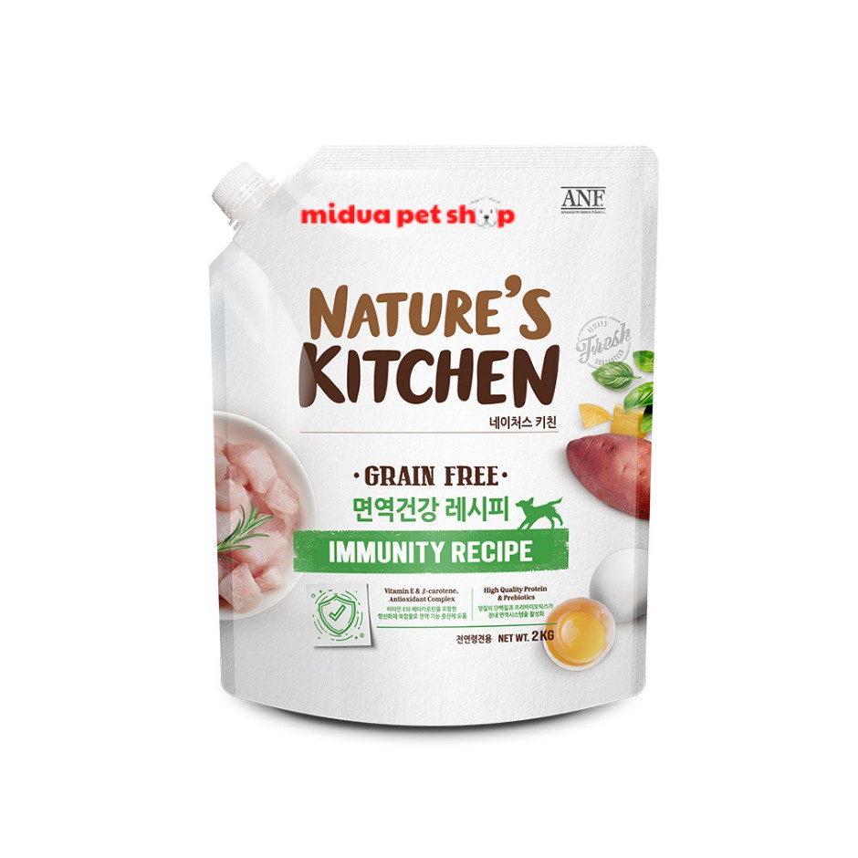 2kg Thức ăn tăng cường hệ miễn dịch cho chó ANF - Nature's Kitchen
