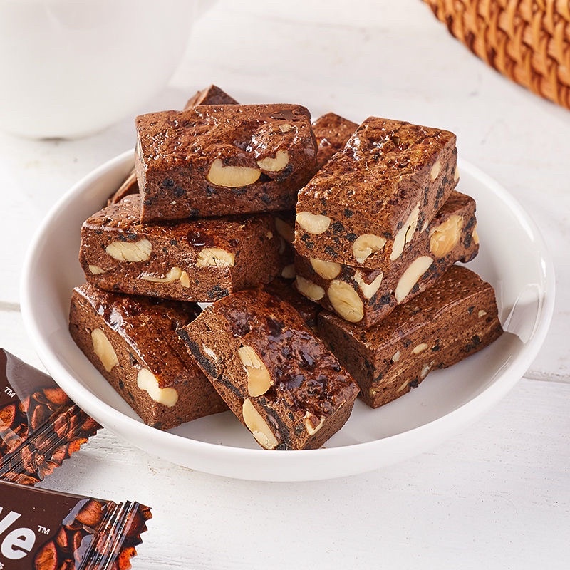 1 HŨ 80G KẸO NOUGAT VỊ CAFE - SOCOLA - ĂN VẶT