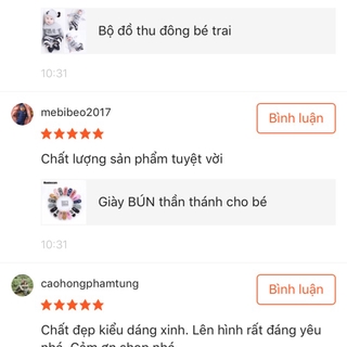 Giày BÚN thần thánh cho bé