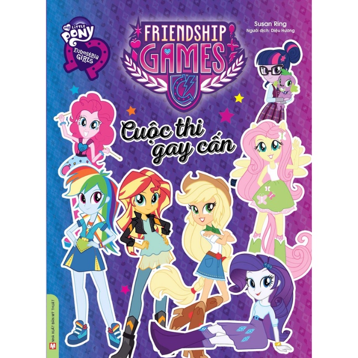 Sách - My Little Pony - Rainbow Rocks - Cuộc Thi Gay Cấn