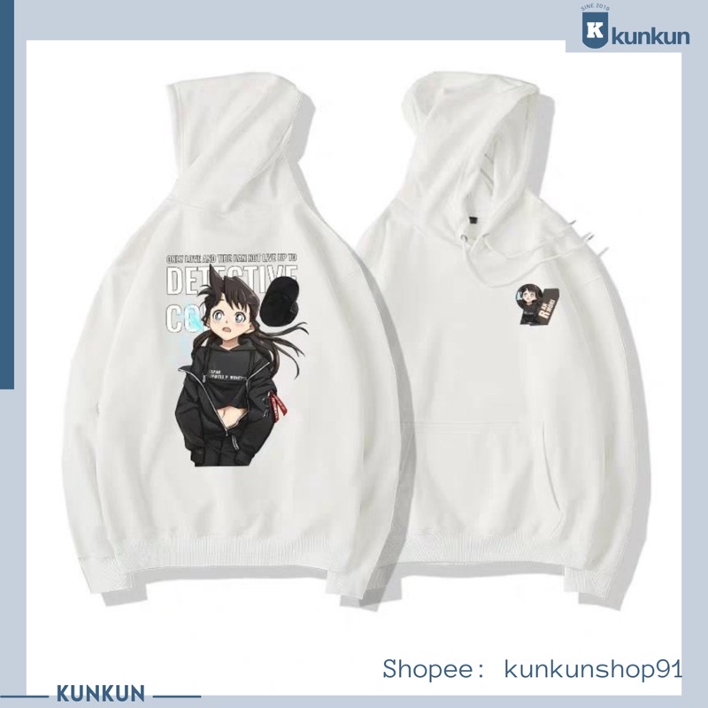 Áo Hoodie Nỉ Dài Tay Anime Thám Tử Lừng Danh Conan, Kaito Kid