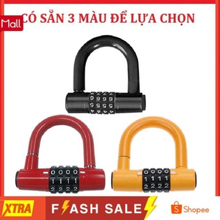 Khóa chữ U 4 mã số bảo mật chống trộm