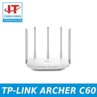 Bộ Phát WiFi Băng tần kép AC1350 - Tplink Archer C60 - Bảo Hành 2 Năm