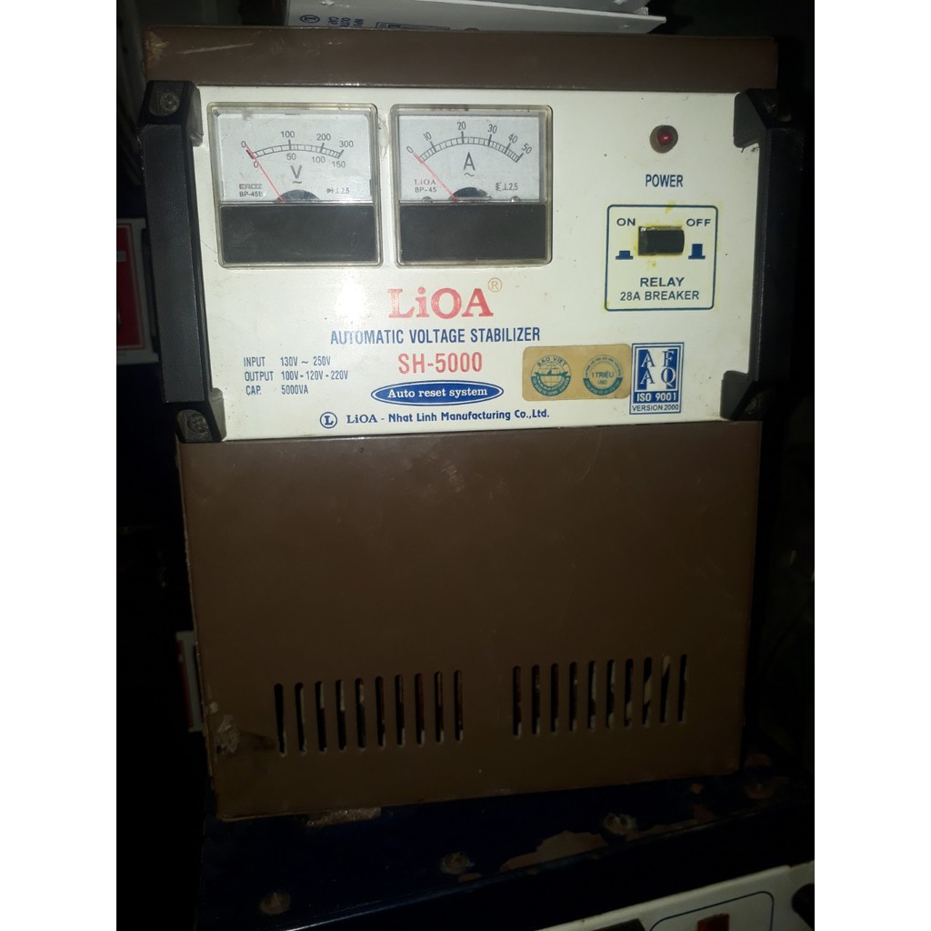 ổn áp lioa  5kw giải 130-250v HÀNG cũ