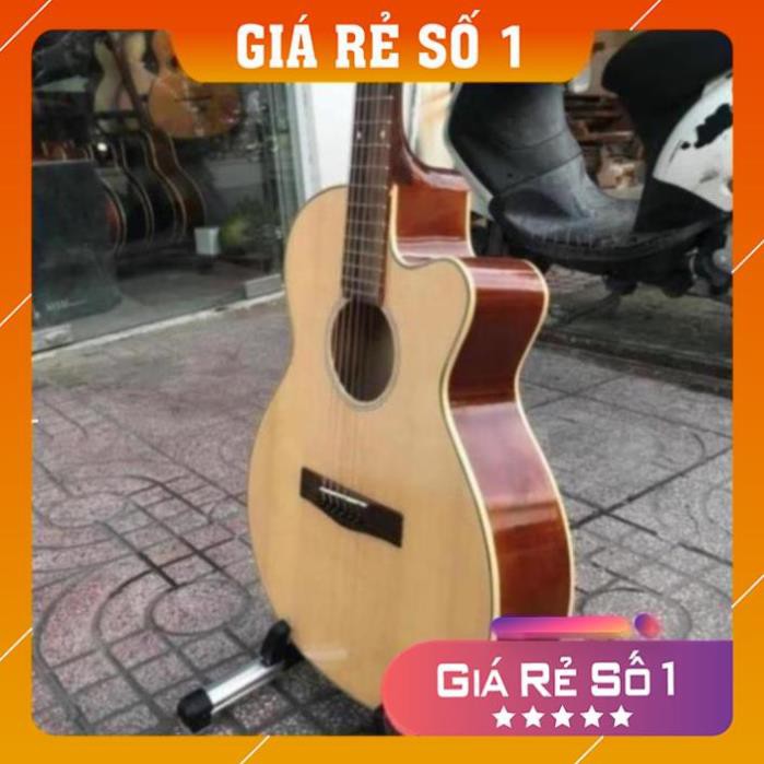 Đàn guitar Acoustic có ty chỉnh cong cần ET-01SV (shopmh59)